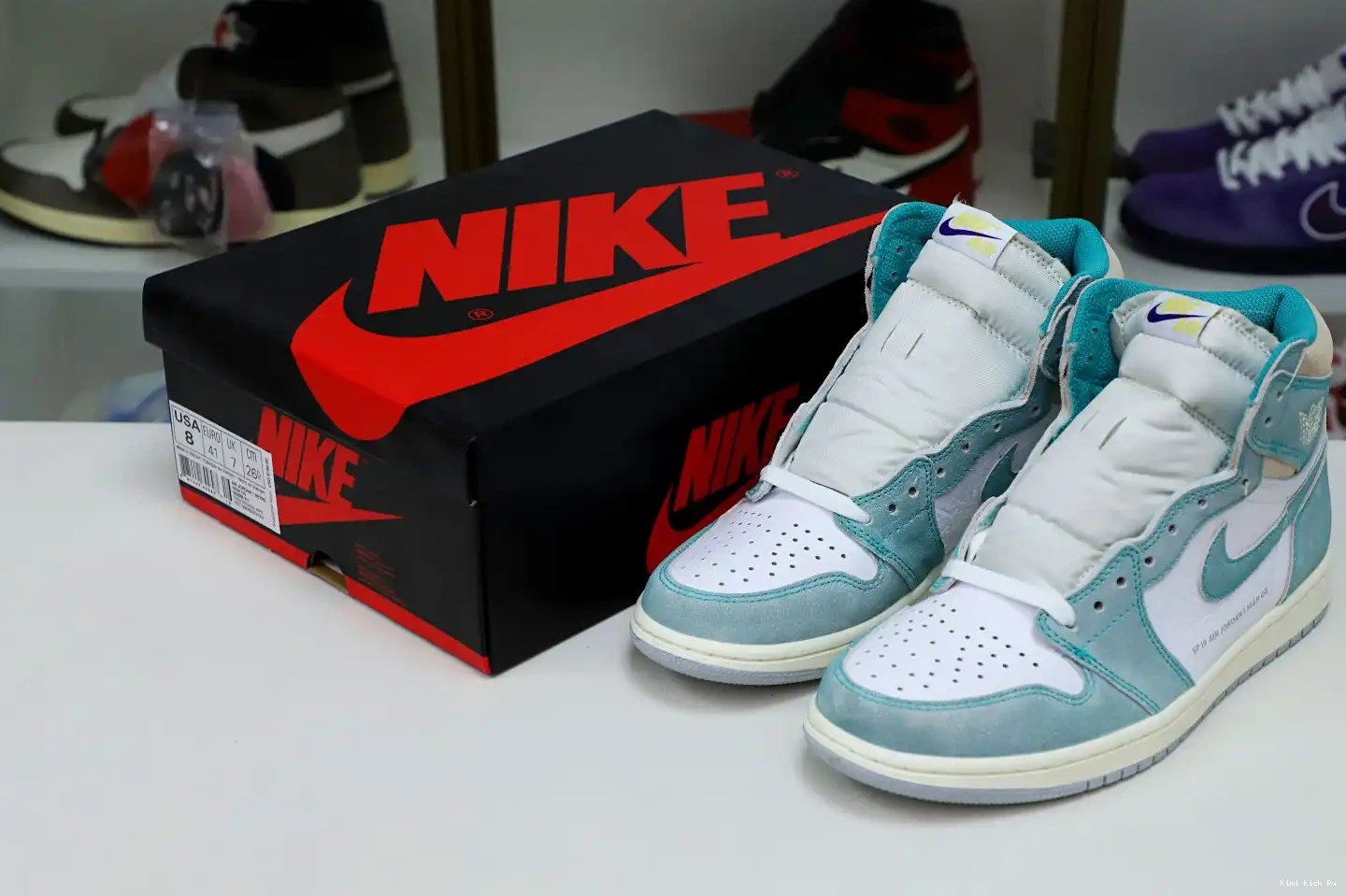 RETRO JORDAN AIR OG 'TURBO Kimikick GREEN' HIGH 1 0818